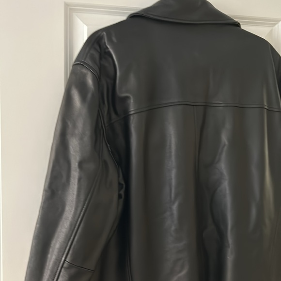 Men’s Kenneth Cole Reaction Leather Jacket Size Medium - Picture 4 of 6